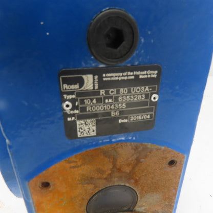 Rossi Motorduttori R CI 80 U03A Gearbox Gear Reducer 10.4:1 Ratio B6