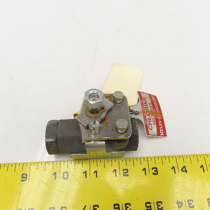 Neles-Jamesbury 1/4" NPT Shut Off Valve Chlorine Service 325°F