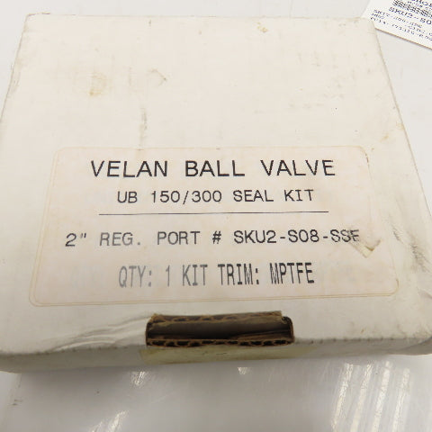 Velan SKU2-S08-SSE 2" UB 150/300 Ball Valve Seal Kit