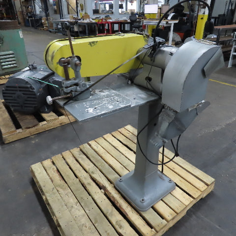 Jet IBG-8SSB 8" 1HP Industrial Pedestal Mount Buffer 120V 1PH W/ Belt Side