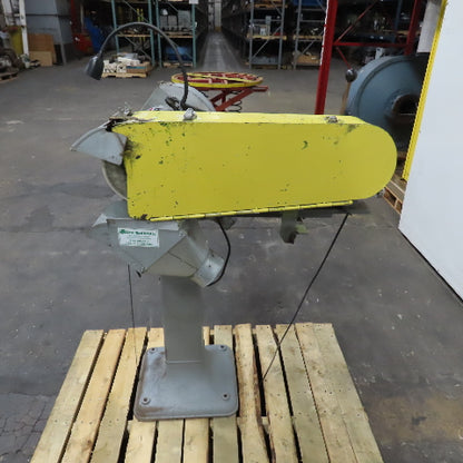 Jet IBG-8SSB 8" 1HP Industrial Pedestal Mount Buffer 120V 1PH W/ Belt Side