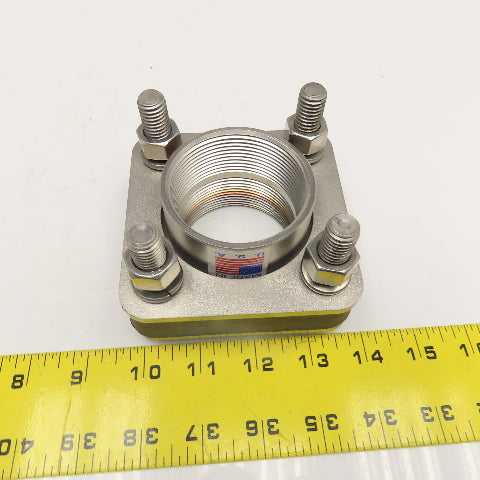 Rhino 2" FNPT x 2" FNPT Stainless Steel Tank Fitting Bulkhead