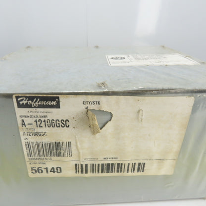 Hoffman A12106GSC 12" x 10" x 6" Galvanized Screw Cover Electrical Enclosure NEW
