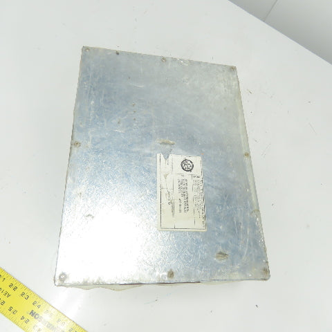 Hoffman A-16126GSC 16" x 12" x 6" Gasketed Screw Cover Electrical Box