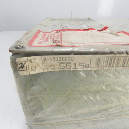 Hoffman A-12126GSC 12" x 12" x 6" Gasketed Screw Cover Electrical Box