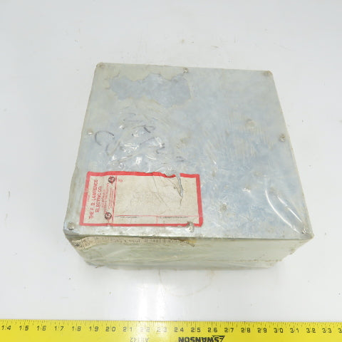 Hoffman A-12126GSC 12" x 12" x 6" Gasketed Screw Cover Electrical Box
