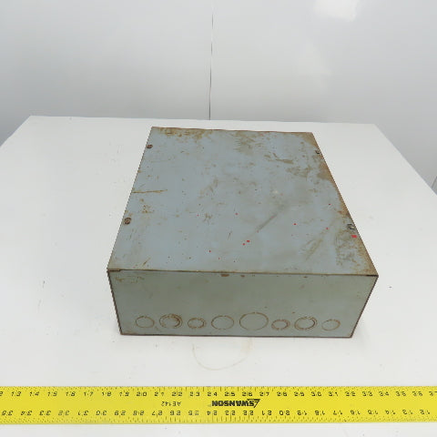 Wiegmann 142P 18" x15" x 6" Screw Cover Junction Box