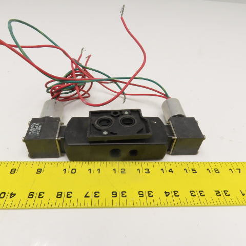 Asco 8551 Double Solenoid Pneumatic Valve 120V Coil