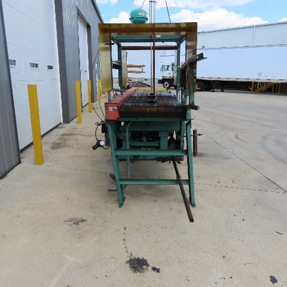 Roach 32" x 142" L Chain Drive Power Roller 3-Section Transfer Conveyor 38FPM