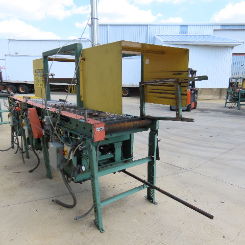 Roach 32" x 142" L Chain Drive Power Roller 3-Section Transfer Conveyor 38FPM
