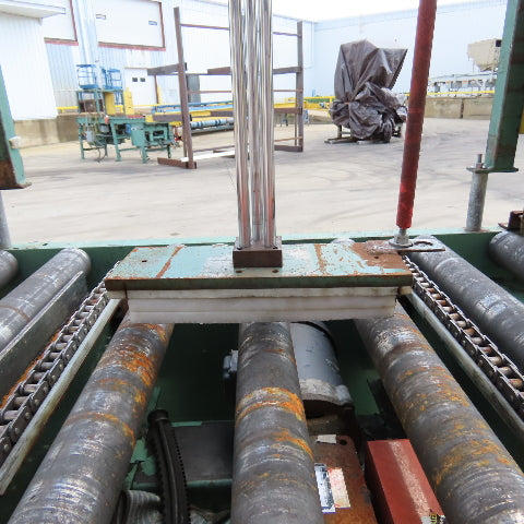 Roach 32" x 142" L Chain Drive Power Roller 3-Section Transfer Conveyor 38FPM