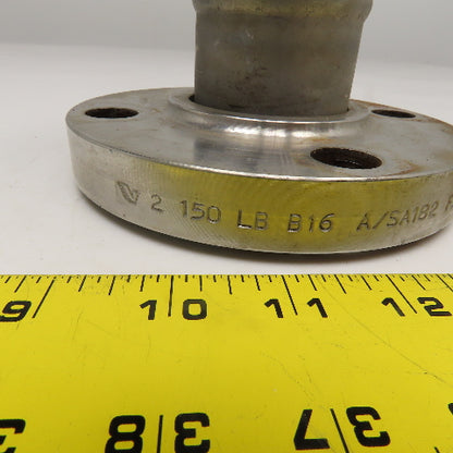 2" x 1" Stainless Steel Lap Joint Flange Mount Reducer Assembly 150# 7"