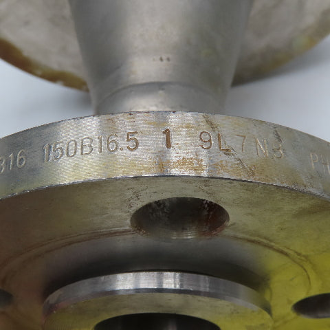 2" x 1" Stainless Steel Lap Joint Flange Mount Reducer Assembly 150# 7"
