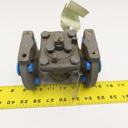 Xomox 9W5365 Tufline 1" Flange Mount Ball Valve Class 150 400°F
