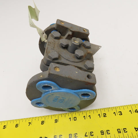 Xomox 9W5365 Tufline 1" Flange Mount Ball Valve Class 150 400°F