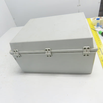 Hoffman A-16128JFGQRR 16" X 12" X 8" Quick Release Enclosure Box NEW