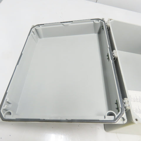 Hoffman A-16128JFGQRR 16" X 12" X 8" Quick Release Enclosure Box NEW