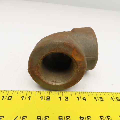 1-1/2" NPT Forged Steel Class 3000 A/SA105N Elbow 90°