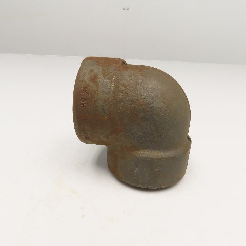 1-1/2" NPT Forged Steel Class 3000 A/SA105N Elbow 90°