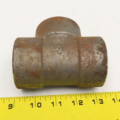 1-1/4" NPT Forged Steel Class 3000 A/SA105N TEE Pipe Fitting