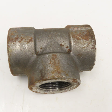 1-1/4" NPT Forged Steel Class 3000 A/SA105N TEE Pipe Fitting