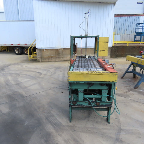 Roach 32" x 9' L Chain Slave Driven Power Roller Transfer Conveyor 2.5" OD