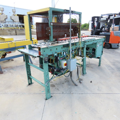 Roach 32" x 9' L Chain Slave Driven Power Roller Transfer Conveyor 2.5" OD