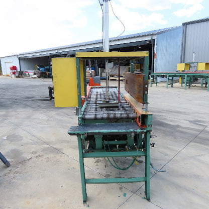 Roach 32" x 9' L Chain Slave Driven Power Roller Transfer Conveyor 2.5" OD