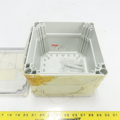 Hoffman Q-202018PCICC 200mm x 200mm x 173mm Junction Box Enclosure W/ Backplate