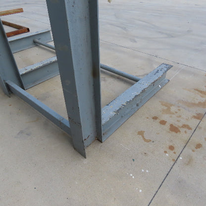84" Tall Single Sided 3-Post Cantilever Rack 99" Wide x 48" Deep 1-Tier (Welded)
