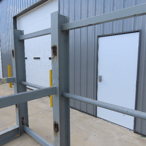 84" Tall Single Sided 3-Post Cantilever Rack 99" Wide x 48" Deep 1-Tier (Welded)
