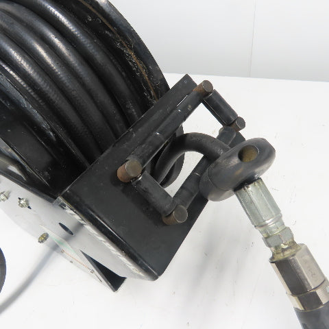 Balcrank 2120-013 50' x1/2" Medium Pressure Oil Hose Reel W/Graco Dispense Meter