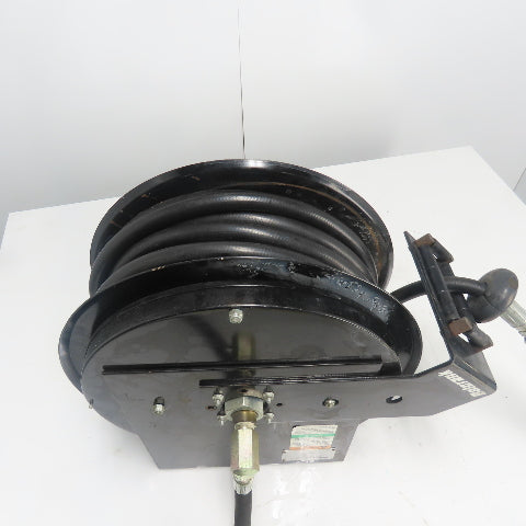 Balcrank 2120-013 50' x1/2" Medium Pressure Oil Hose Reel W/Graco Dispense Meter