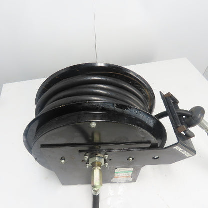 Balcrank 2120-013 50' x1/2" Medium Pressure Oil Hose Reel W/Graco Dispense Meter
