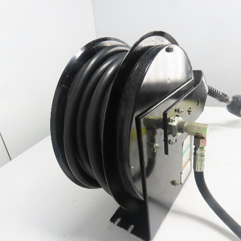Balcrank 2120-013 50' x1/2" Medium Pressure Oil Hose Reel W/Graco Dispense Meter