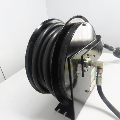 Balcrank 2120-013 50' x1/2" Medium Pressure Oil Hose Reel W/Graco Dispense Meter