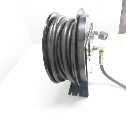 Balcrank 2120-013 50' x1/2" Medium Pressure Oil Hose Reel W/Graco Dispense Meter
