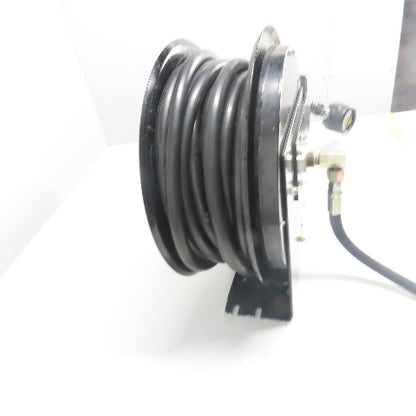 Balcrank 2120-013 50' x1/2" Medium Pressure Oil Hose Reel W/Graco Dispense Meter
