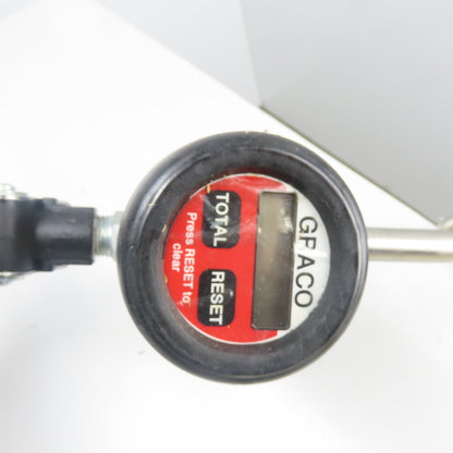 Balcrank 2120-013 50' x1/2" Medium Pressure Oil Hose Reel W/Graco Dispense Meter