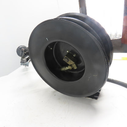 Balcrank 2120-013 50' x1/2" Medium Pressure Oil Hose Reel W/Graco Dispense Meter