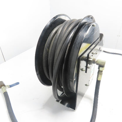 Balcrank 2120-013 50' x1/2" Medium Pressure Oil Hose Reel W/Graco Dispense Meter