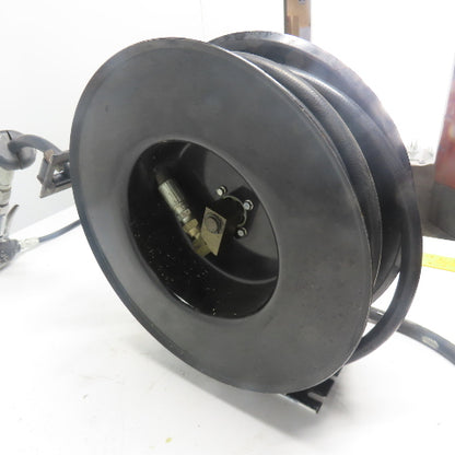 Balcrank 2120-013 50' x1/2" Medium Pressure Oil Hose Reel W/Graco Dispense Meter
