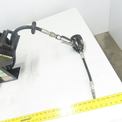Balcrank 2120-013 50' x1/2" Medium Pressure Oil Hose Reel W/Graco Dispense Meter