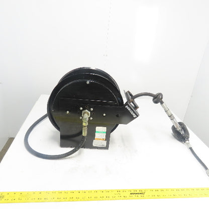 Balcrank 2120-013 50' x1/2" Medium Pressure Oil Hose Reel W/Graco Dispense Meter
