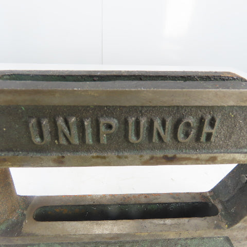Unipunch 8A 1-1/2" x 8" Throat C-Frame Punch Die Tooling Press Brake