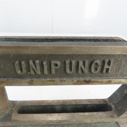 Unipunch 8A 1-1/2" x 8" Throat C-Frame Punch Die Tooling Press Brake