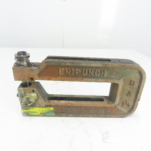 Unipunch 8A 1-1/2" x 8" Throat C-Frame Punch Die Tooling Press Brake