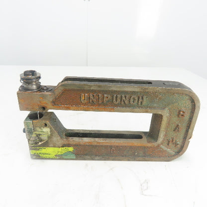 Unipunch 8A 1-1/2" x 8" Throat C-Frame Punch Die Tooling Press Brake