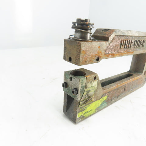 Unipunch 8A 1-1/2" x 8" Throat C-Frame Punch Die Tooling Press Brake