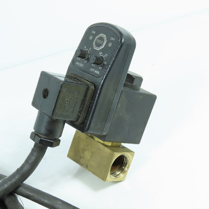 Zakf 0200D Air Compressor, Dryer Tank Electronic Drain Valve & Timer 110VAC 1/2"